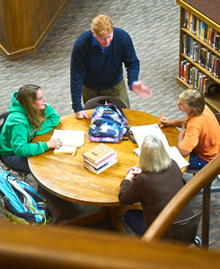 Students in Library