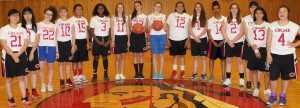Girls Basketball Team - 2016 group